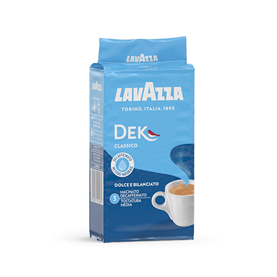 Кофе Lavazza Dek Classico молотый без кофеина 250гр.