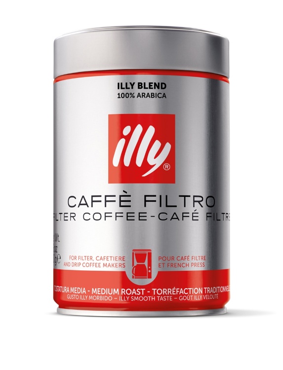 Кофе illy Caffe Filtro молотый средняя обжарка 250гр