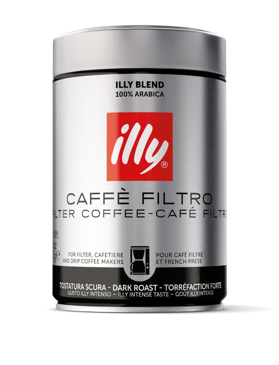 Кофе illy Caffe Filtro молотый темная обжарка 250гр