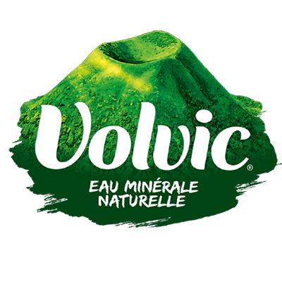 Минеральная вода Volvic (Вольвик) логотип