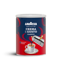 Кофе Lavazza Crema e Gusto Classico молотый в жестяной банке 250гр.