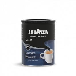 Кофе Lavazza Club молотый в жестяной банке 250гр.