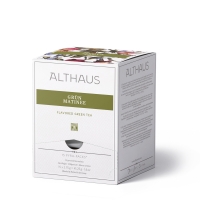Чай зеленый в пирамидках Althaus Grün Matinee (Грюн Матинэ), 15 х 2,75г