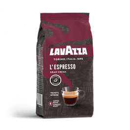 Кофе Lavazza L'Espresso Gran Crema в зернах 1кг.