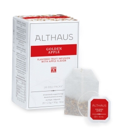 Чай фруктовый пакетированный Althaus GOLDEN APPLE (Золотое Яблоко)