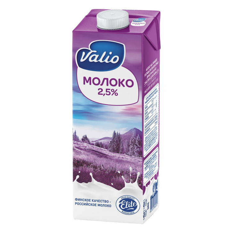 Молоко Valio UHT 2,5% 0,973л